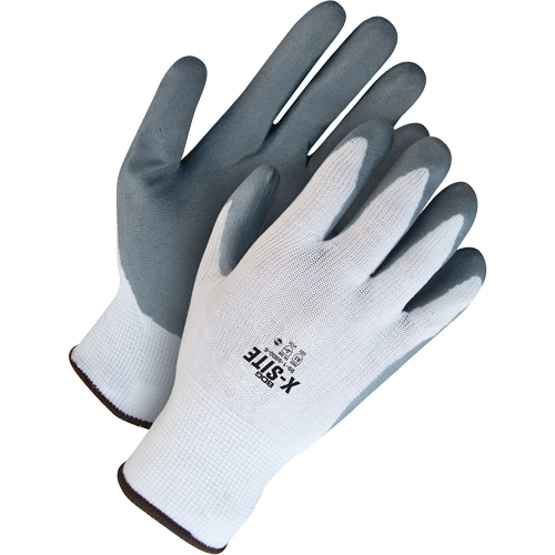 Bob Dale Gloves 99-1-9800-10 Gants enduits X-Site, Taille 10, Rev&ecirc;tement Mousse de nitrile, Enveloppe en Nylon, ASTM ANSI niveau A1