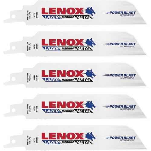Lenox 201746118R Lame de scie alternative Lazer pour la coupe du m&eacute;tal, Bim&eacute;tal, 18 Dents par pouce, 6" lo