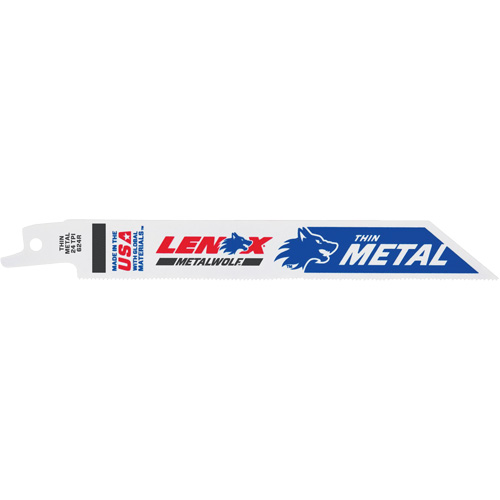 Lenox 20568624R Reciprocating Saw Blade, Bi-Metal, 24 TPI, 6" L x 3/4" W