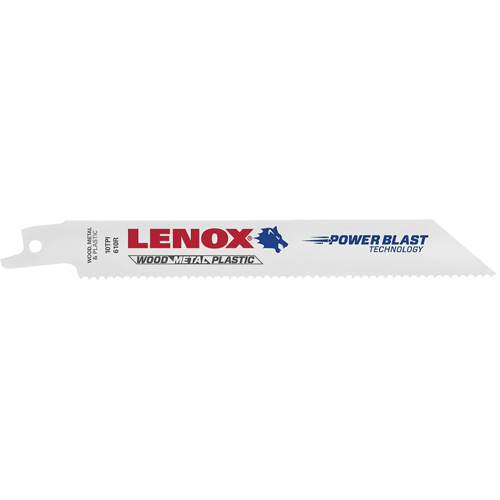 Lenox 20580810R General Purpose Reciprocating Saw Blades, Bi-Metal, 10 TPI, 8" L x 3/4" W