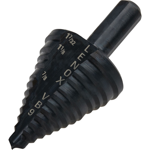 Lenox 30909VB9 #9 Step Drill Bit, 7/8" - 1-7/32 , High Speed Steel
