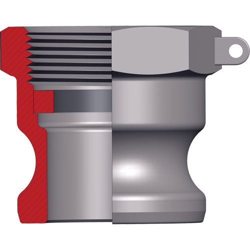 Dixon Group 150-A-AL Dixon&reg; Cam & Groove Adapter