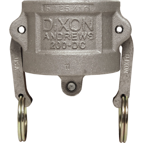 Dixon Group 150-DC-AL Couvercle anti-poussi&egrave;re &agrave; came et cannelure Dixon