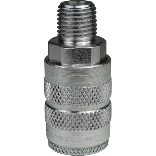 Dixon Group 4FM4 F-Series Pneumatic Manual Coupler, Steel, 1/2", Male NPTF, 500 psi