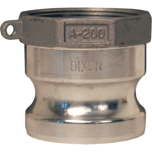 Dixon Group G150-A-AL Adaptateur &agrave; came et cannelure Global, Aluminium, Type A, 1-1/2", NPT femelle, 250 PSI
