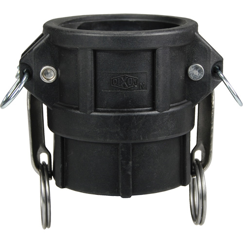 Dixon Group PPD300 Cam & Groove Coupler, Polypropylene, Type D, 3", Female NPT, 60 PSI