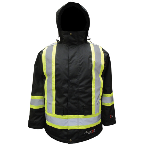 Viking Professional 3957FRJ-S Parka isol&eacute; Journeyman, Petit, Noir