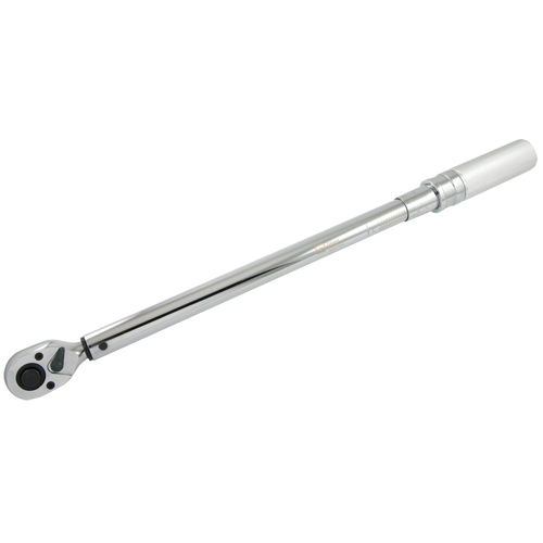 Gray Tools 83250 Micro-Adjustable Torque Wrench, Click, 1/2" Square Drive, 30 - 250 ft-lbs.