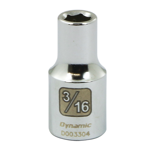 Dynamic Tools D003311 Douille SAE, 11/32", Prise 1/4", 6 pans