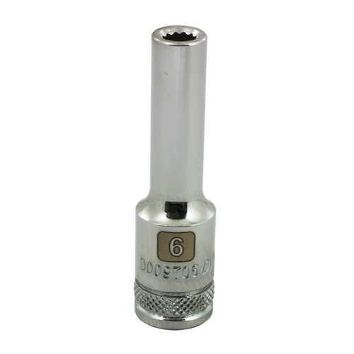 Dynamic Tools D009708 Metric Socket, 8 mm, 3/8" Drive, 12 Points, Deep