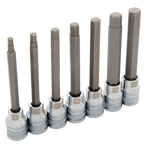 DYNAMIC TOOLS Long Metric Hex Socket Set NJH435 (D010017) Shop Bit