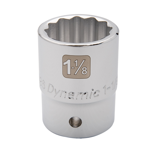 Dynamic Tools D022450 Douille SAE, 1-9/16", Prise 3/4", 12 pans