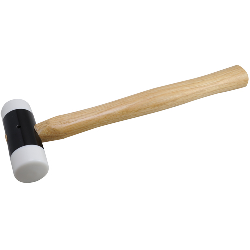Dynamic Tools D041154 Marteau &agrave; frappe douce, Poids de la t&ecirc;te 14 oz, Face Ordinaire, Prise Bois, 11-5/8" lo