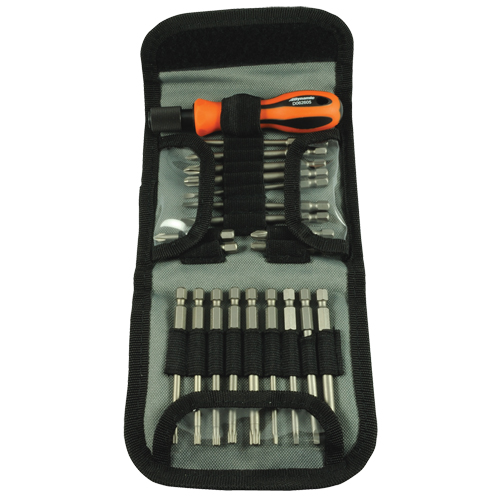 Dynamic Tools D062506 Tournevis multi embouts, 6-1/2" lo, Prise Coussin&eacute;e