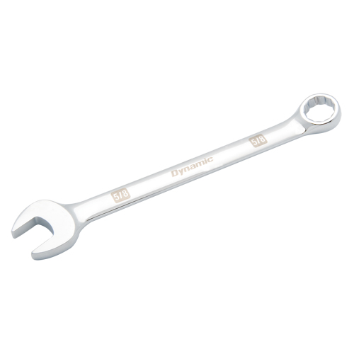 Dynamic Tools D074018 Combination Wrench, 12 Point, 9/16", Chrome Finish