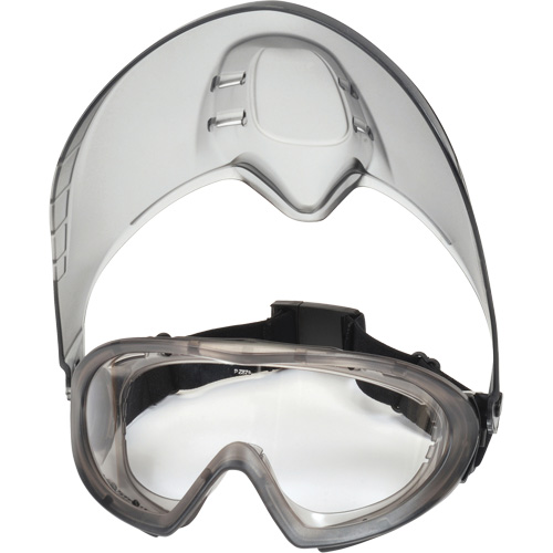 Pyramex GG504TSHIELD Lunettes de s&eacute;curit&eacute; Capstone Shield avec &eacute;cran facial amovible, Lentille Transparent, Antibu&eacute;e, Ventilation Directe/Ferm&eacute;
