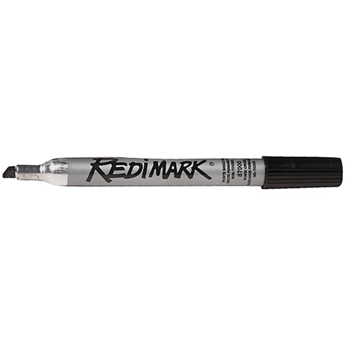  NJL776 Dixon Redimark Permanent Marker, Chisel, Black