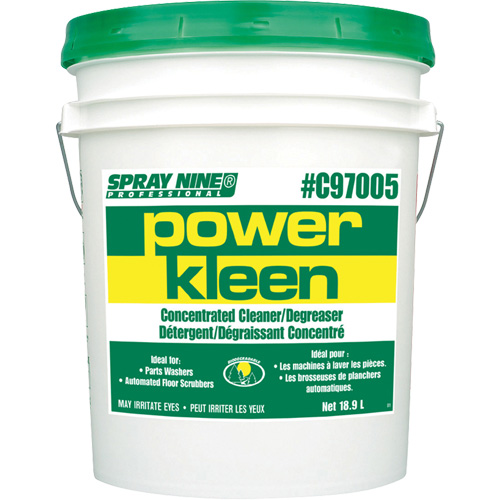 Spray Nine C97005 Power Kleen Parts Wash Cleaner, 20 L, Pail