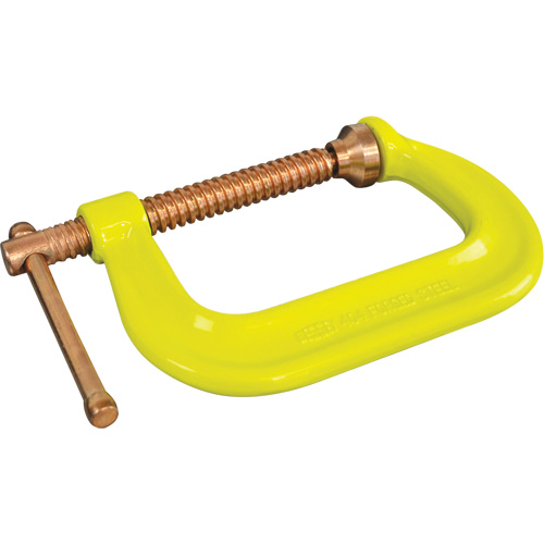 Bessey CDF406CHV Regular-Duty Deep Throat C-Clamp, 6" (152 mm) Capacity, 4-1/8" (105 mm) Throat Depth