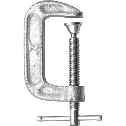 Bessey CM20 Serre-joint en C de s&eacute;rie l&eacute;g&egrave;re, Capacit&eacute; de 2" (51 mm), Profondeur de gorge de 1-1/2" (38 mm)