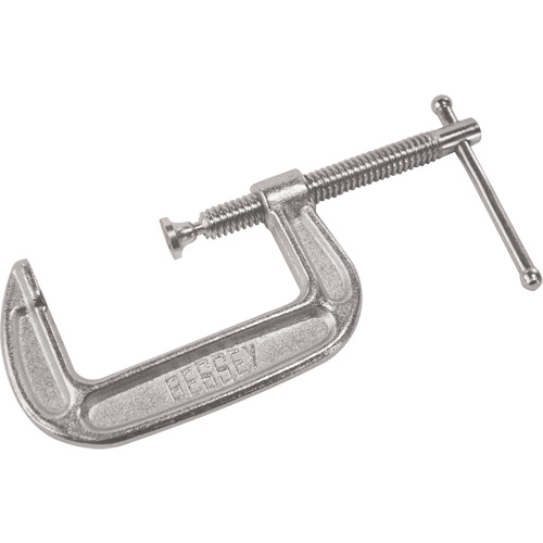 Bessey CM30 Light-Duty C-Clamp, 3" (76 mm) Capacity, 1-3/4" (44 mm) Throat Depth