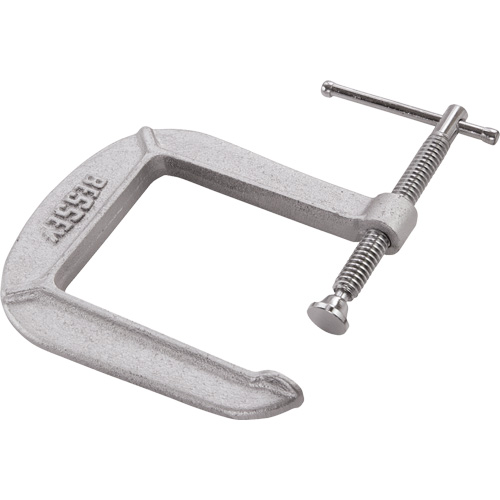 Bessey CM34DR Light-Duty C-Clamp, 3" (76 mm) Capacity, 4-1/2" (114 mm) Throat Depth