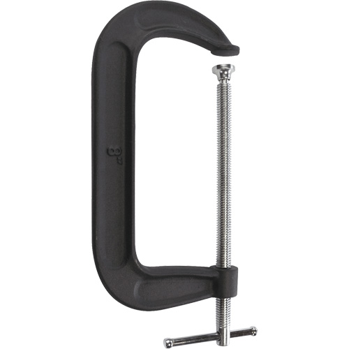 Bessey CM80 Serre-joint en C de s&eacute;rie l&eacute;g&egrave;re, Capacit&eacute; de 8" (203 mm), Profondeur de gorge de 4" (102 mm)