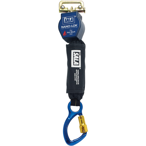 3M DBI Sala Protection Contre Les Chutes 3101510 Cordage de s&eacute;curit&eacute; autor&eacute;tractable Nano-Lok, 6', Sangles, Pivotant