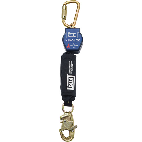 3M DBI Sala Protection Contre Les Chutes 3101513 Cordage de s&eacute;curit&eacute; autor&eacute;tractable Nano-Lok, 6', Sangles, Pivotant