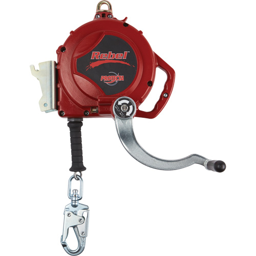 3M Protecta Protection Contre Les Chutes 3591011 Cordage de s&eacute;curit&eacute; autor&eacute;tractable Rebel, 50', Acier galvanis&eacute;, Pivotant