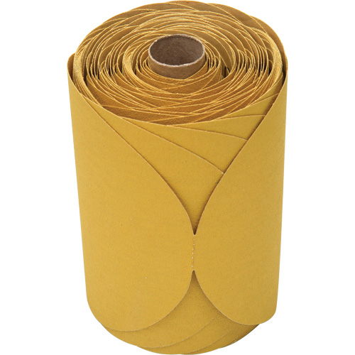 3M 1441 Stikit Gold Disc Roll, 6" Dia., 120 Grit, Aluminum Oxide
