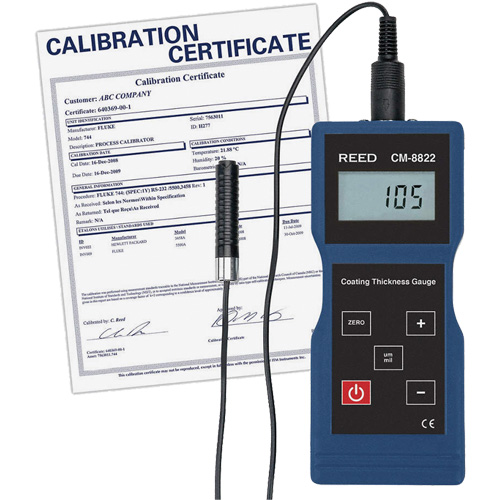 Reed Instruments CM-8822-NIST Coating Thickness Gauge