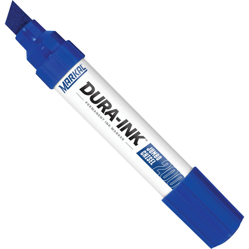 Markal 096915 Dura-Ink&reg; 200 Marker, Blue, Chisel Tip