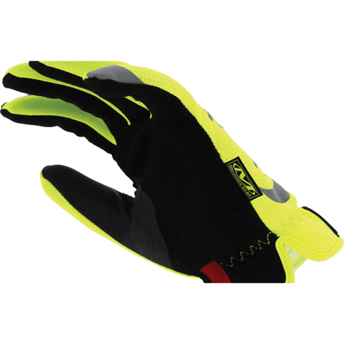 Mechanix Wear CA-SFF-91-009 FastFit&reg; High-Visibility Work Gloves, Synthetic Palm, Size Medium/9