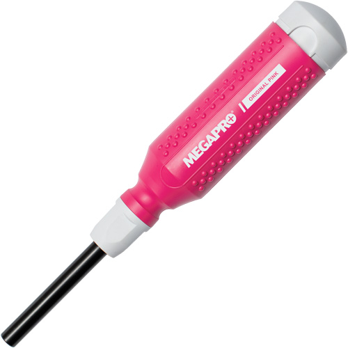 Megapro 151PINK Original Pink 15-in-1 Multi-Bit Screwdriver, 8-37/50" L, Textured Handle