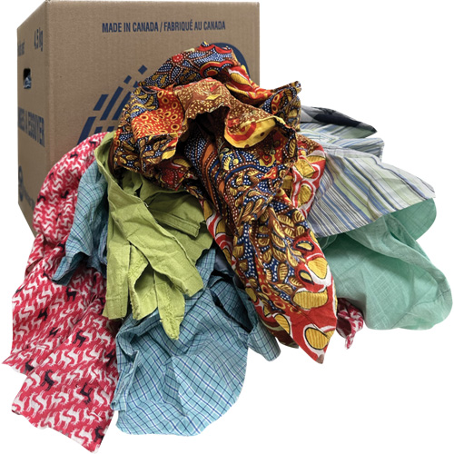 Rotex RC002-C10 Wiper Rags, Mix Colours, 10 lbs.