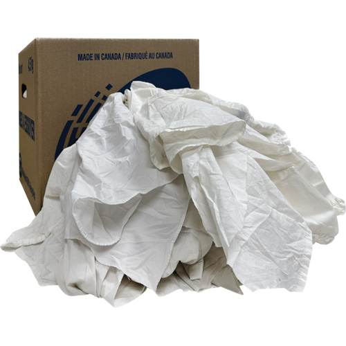 Rotex RD462-C10-A Wiper Rags Box, White, 10 lbs.