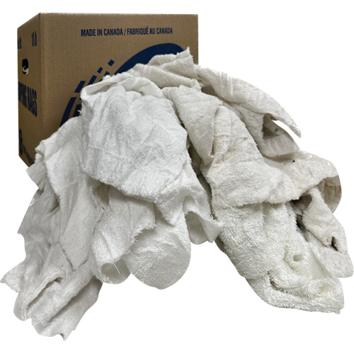 Rotex RD521-C10 Boîte de chiffons d'essuyage, Tissu &eacute;ponge, Blanc, 10 lb