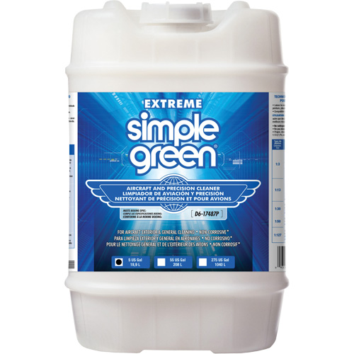 Simple Green 100000113405 Extreme Simple Green&reg; Aircraft & Precision Cleaner, 5 gal., Jug