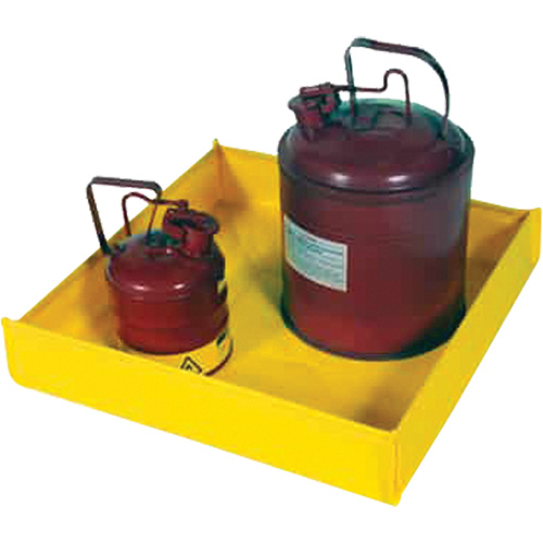 Ultratech 1335 Flexible Ultra-Utility Tray&reg;, 12" L x 12" W x 4.8" H, 1.5 US Gal. Spill Capacity