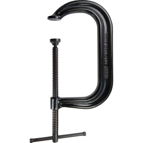 Bessey CDF408 Regular-Duty Deep Throat C-Clamp, 8" (203 mm) Capacity, 5" (127 mm) Throat Depth