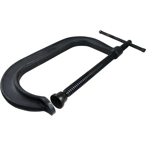 Bessey CDF408 Regular-Duty Deep Throat C-Clamp, 8" (203 mm) Capacity, 5" (127 mm) Throat Depth