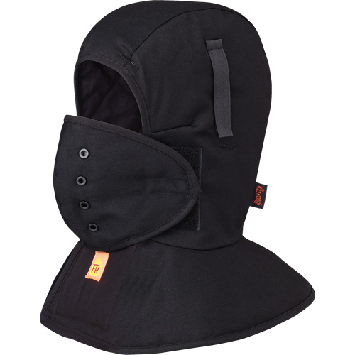 Pioneer V4510970-O/S 565A Doublure matelass&eacute;e FR &agrave; long col pour casque, Noir, Coton
