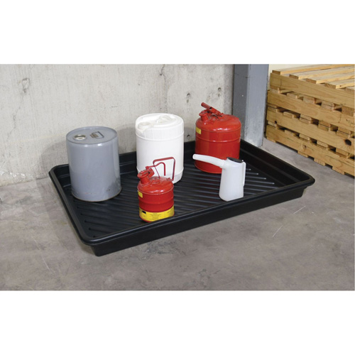 Ultratech 1034 Ultra-Utility Trays&reg;, 24" L x 36" W x 4.75" H, 18 US gal. Spill Capacity
