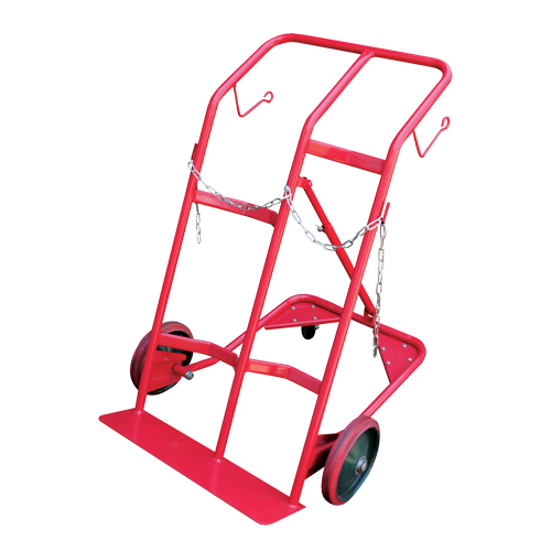 Vestil CYHT-350 Chariot pour bouteilles, Roues Caoutchouc moul&eacute;, Base de 25-1/2"la x 7"lo, 350 lb