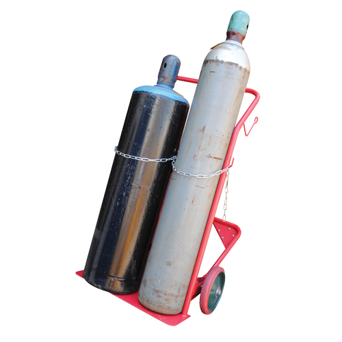 Vestil CYHT-350 Chariot pour bouteilles, Roues Caoutchouc moul&eacute;, Base de 25-1/2"la x 7"lo, 350 lb