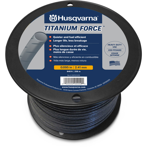 Husqvarna 639005107 Titanium Force Trimmer Line