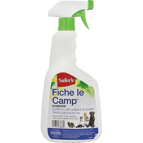  NM818 R&eacute;pulsif liquide contre les animaux Fiche le camp