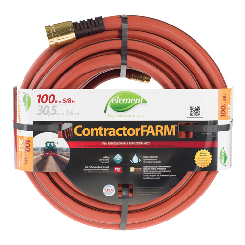 Swan CELCF58100 Contractor/FARM Water Hose, PVC, 5/8" dia. x 100'