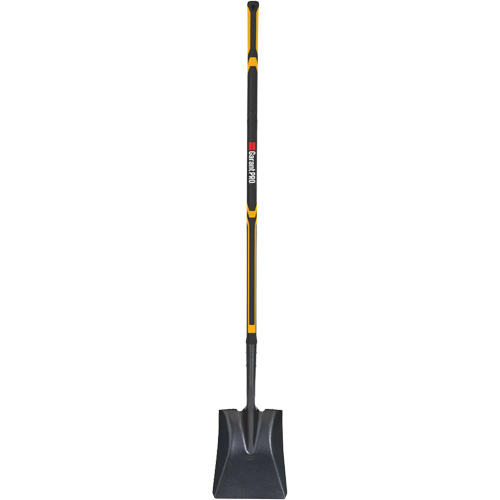 Garant GPHS2L Pro Square Point Shovel, Fibreglass, Tempered Steel Blade, Straight Handle, 48" Long